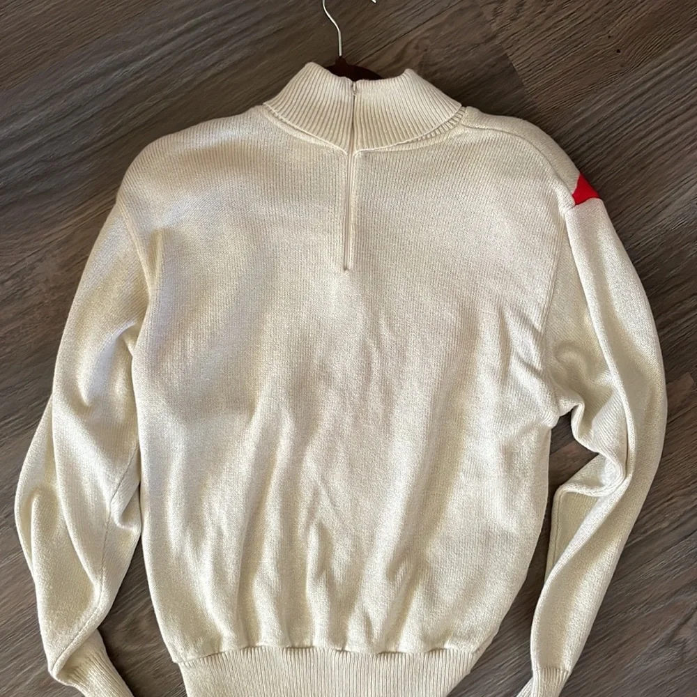 Vintage Lilli Ann Collection knit long sleeve sweater with shoulder pads - Picture 4 of 7